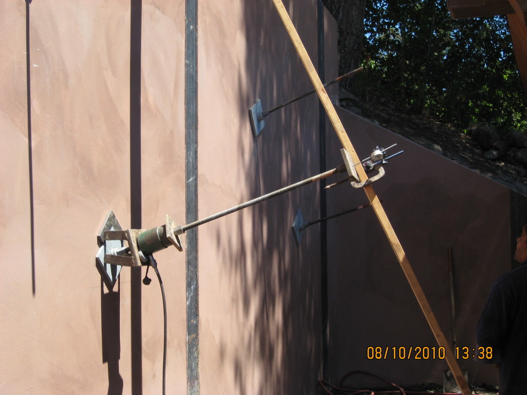 Pull test on tieback
