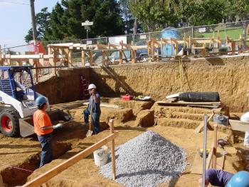 San Francisco Home Foundation: Zero Lot Line Foundation Job