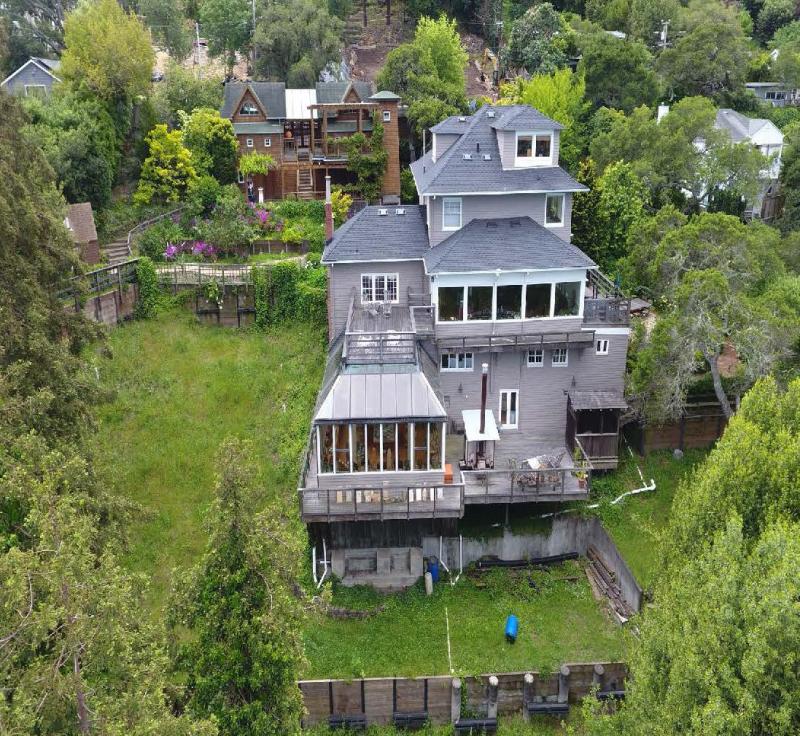 Mill Valley Slide Repair Soldier Pile Walls with Tiebacks Save Property #1